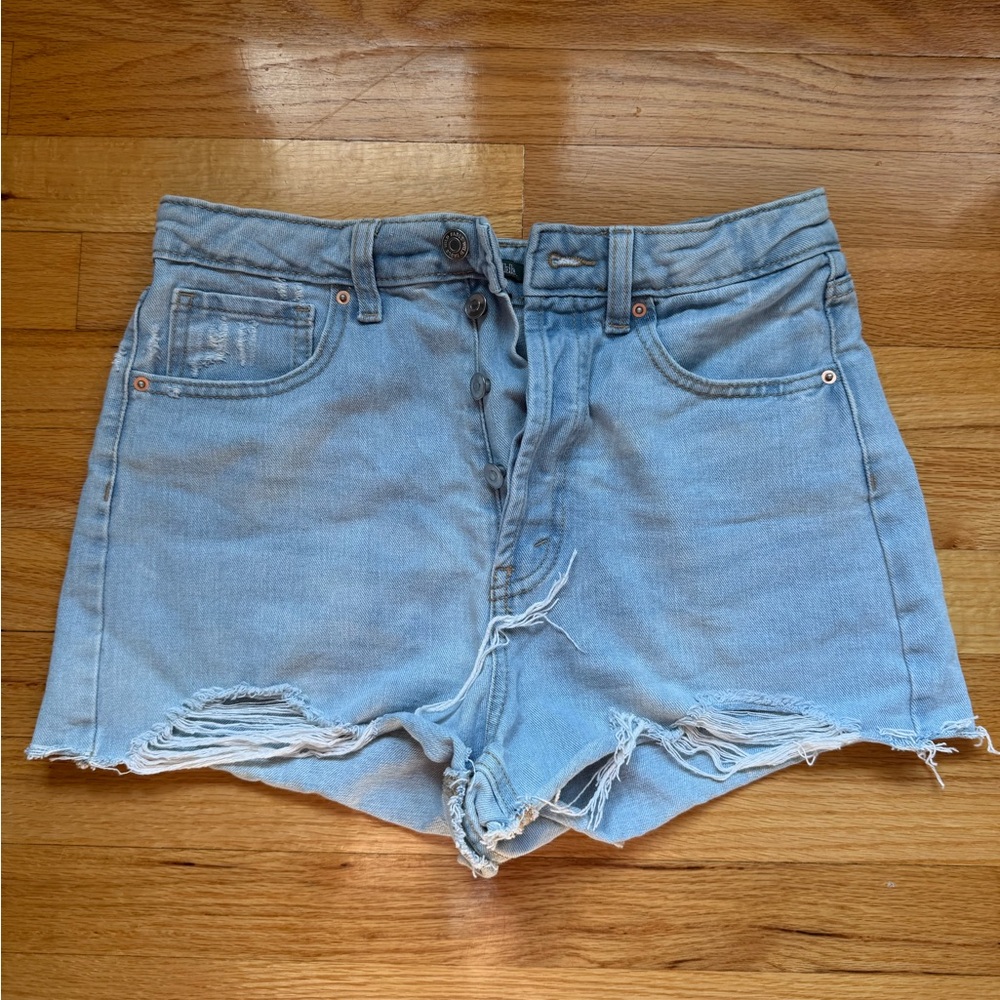 Wild Fable Light Blue Distressed Jean Shorts